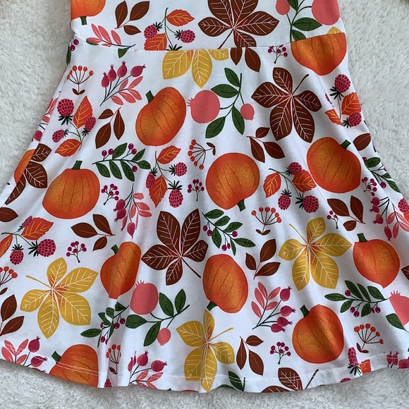 Children’s Place Fall Pumpkins Autumn Print Dress 5T EUC - Picture 3 of 11